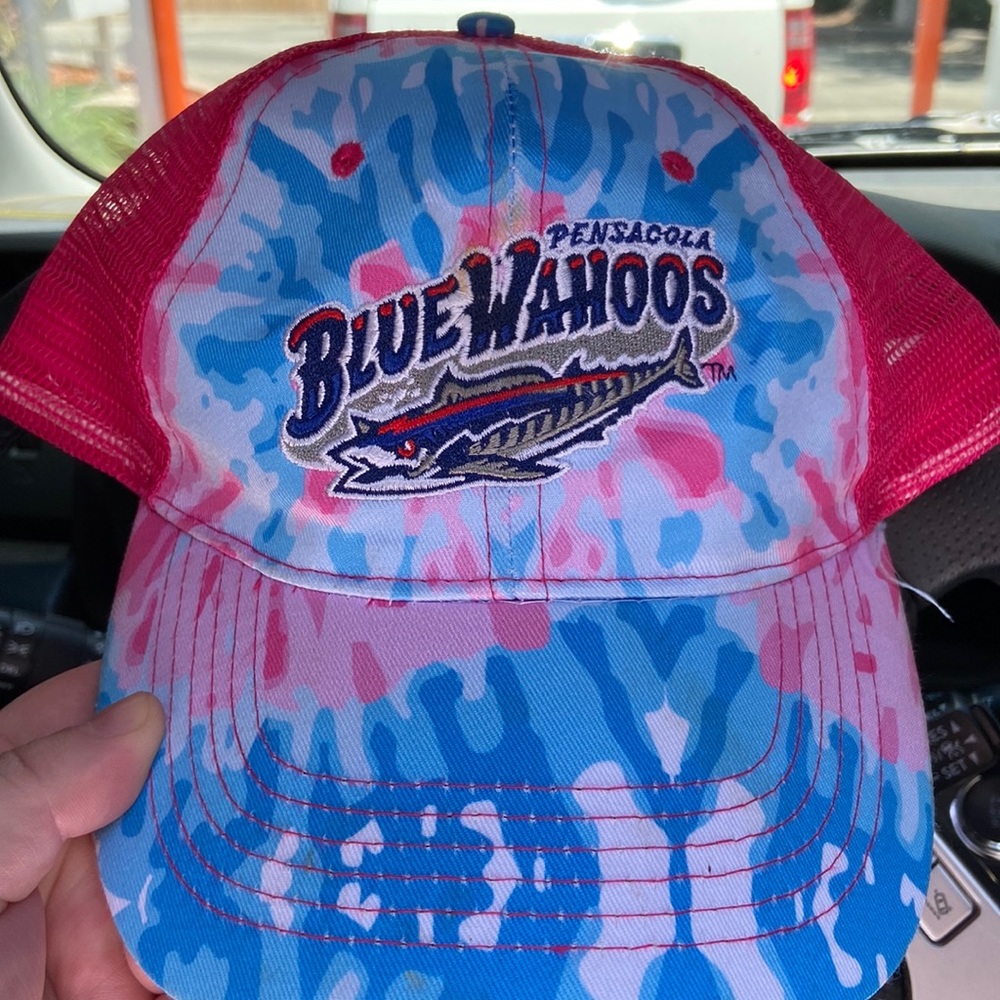 Blue Wahoos-Tye Dye hat